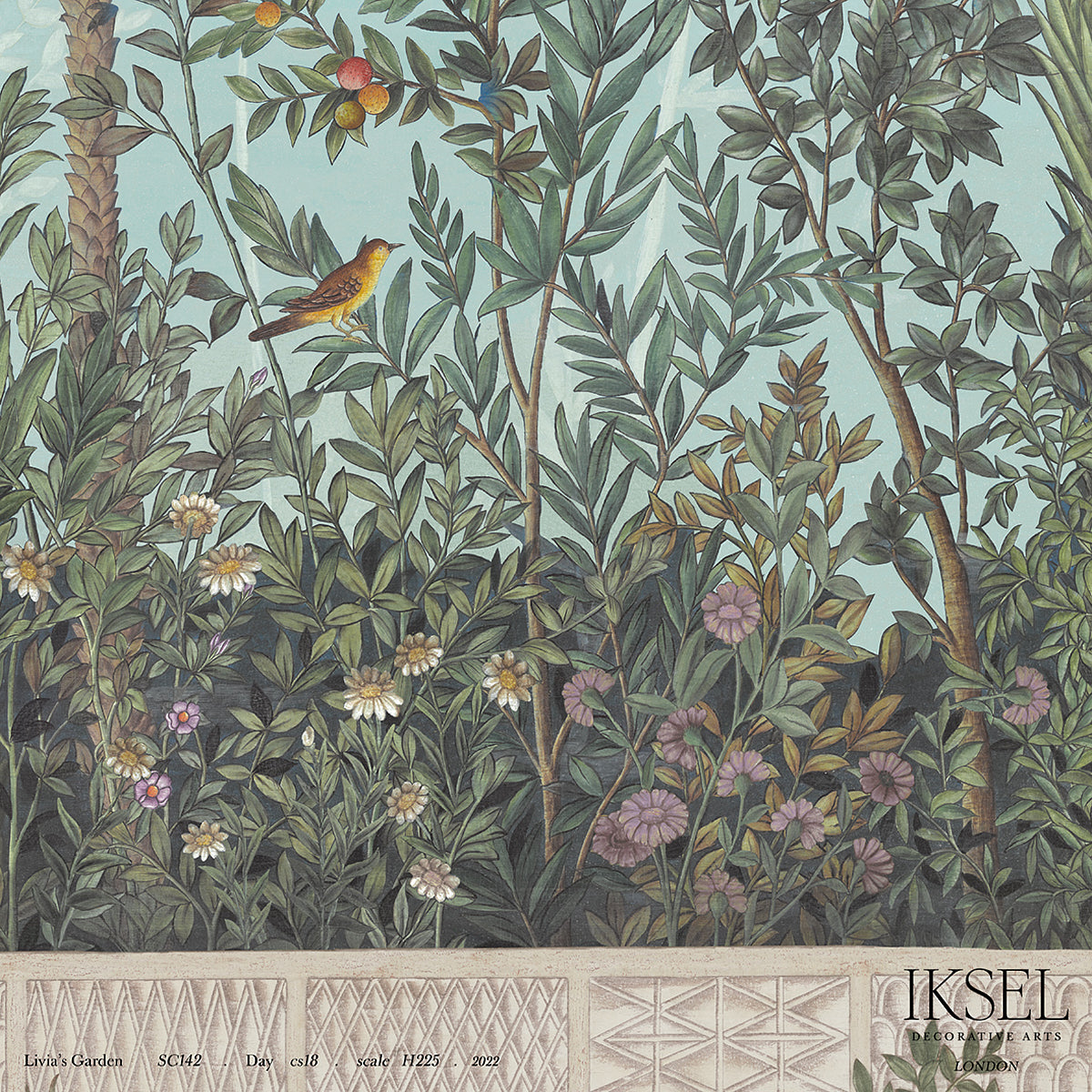 Schumacher Livia's Garden Day Wallpaper IK7001