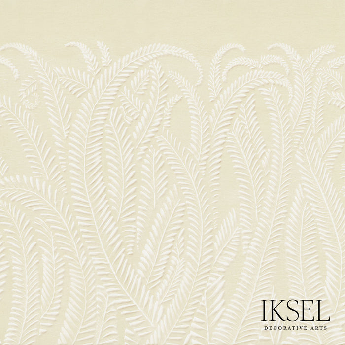 Schumacher Art Deco Fern Dune Wallpaper IK7101