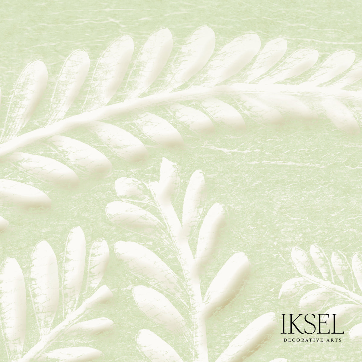 Schumacher Art Deco Fern Sea Weed Wallpaper IK7105