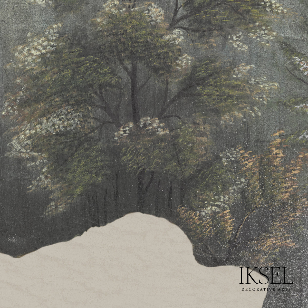 Schumacher Japanese Mountains Mist Wallpaper IK7303