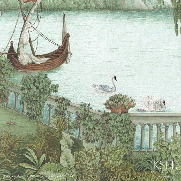 Schumacher Swan Lake Pop Wallpaper IK7903