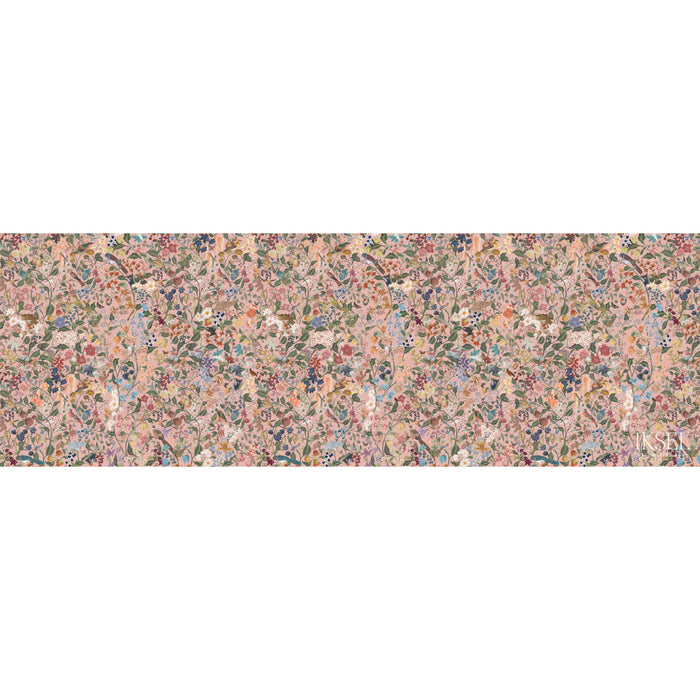 Schumacher Blooming Fantasy Gum Pink Wallpaper IK8005