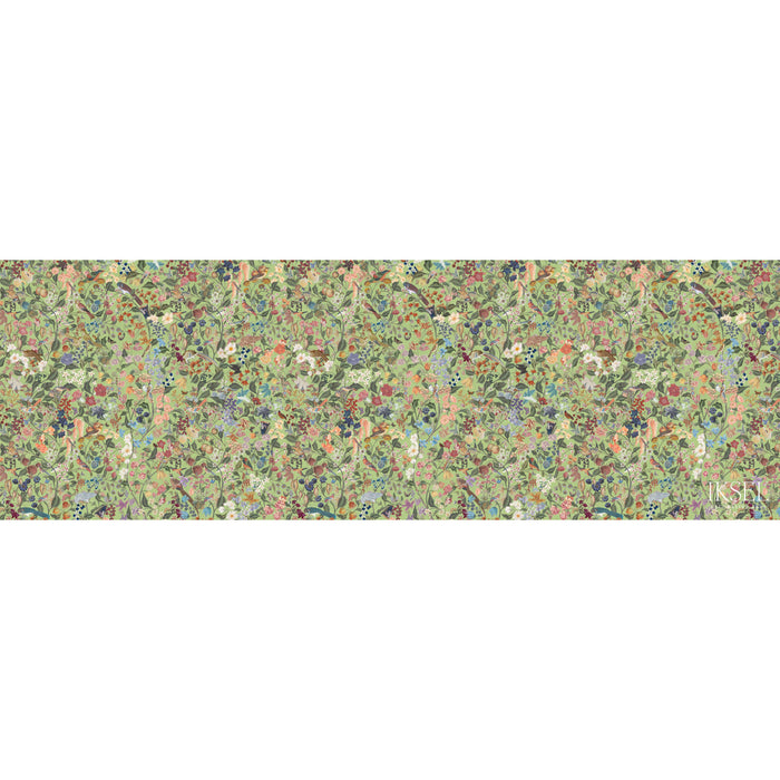 Schumacher Blooming Fantasy Pear Green Wallpaper IK8007