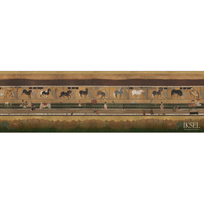 Schumacher Japanese Stables Original Wallpaper IK8100