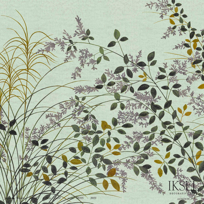 Schumacher Japanese Meadow Celery Wallpaper IK8201