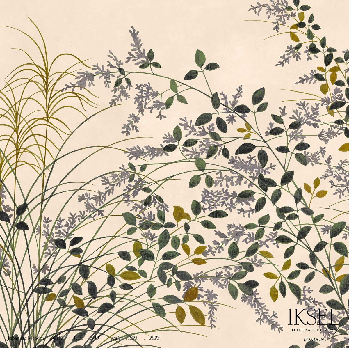 Schumacher Japanese Meadow Rice Wallpaper IK8202