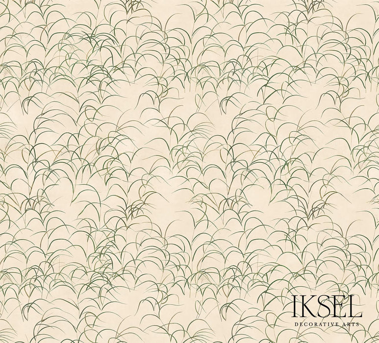 Schumacher Japanese Grass Rice Wallpaper IK8300