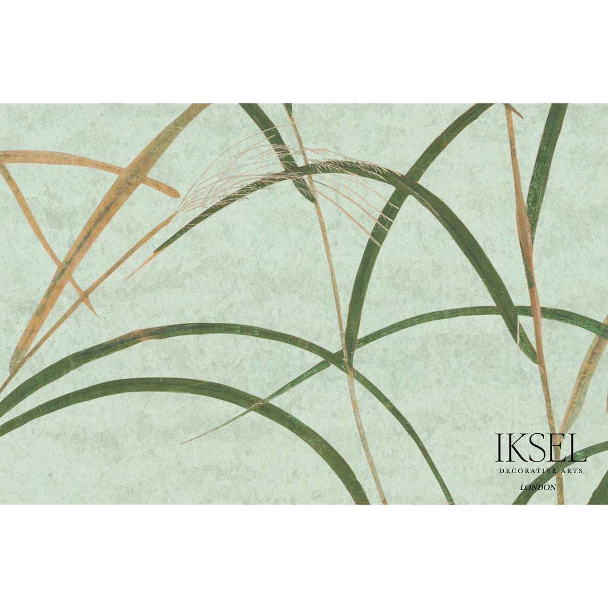 Schumacher Japanese Grass Celery Wallpaper IK8301