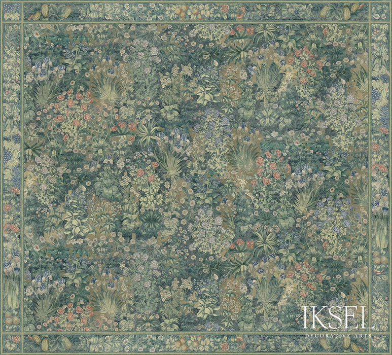 Schumacher Floral Tapestry Original Wallpaper IK8500