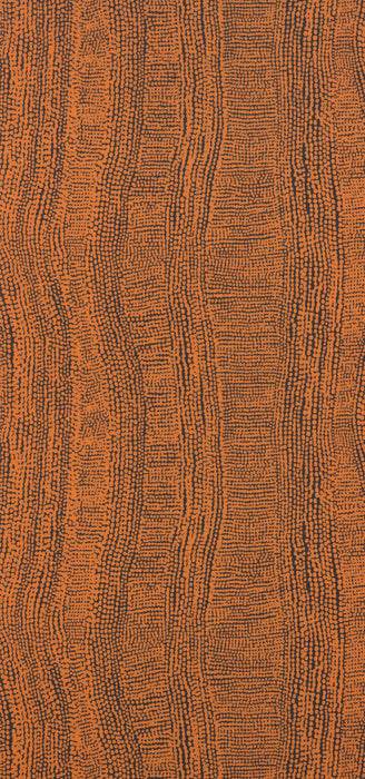 Pierre Frey Djembe Orange Wallpaper Sample FP348007