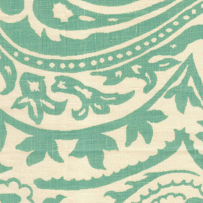 Home Couture Indochine Paisley French Green Fabric HC1880C-02