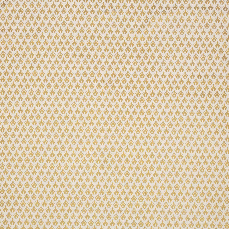 Quadrille Isabella On Tinted Linen Metallic Gold Fabric 304160F-MM