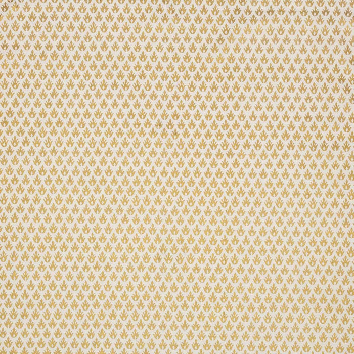 Quadrille Isabella On Tinted Linen Metallic Gold Fabric Sample 304160F-MM