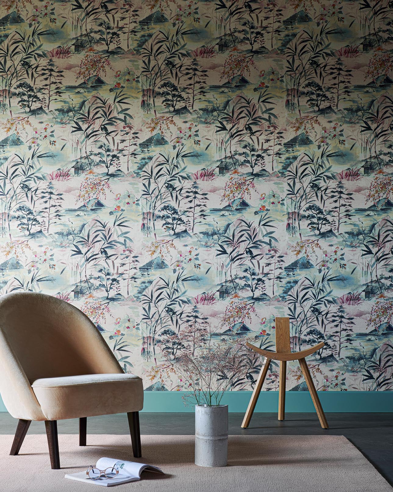 Pierre Frey Oboshi Celadon Wallpaper FP963003