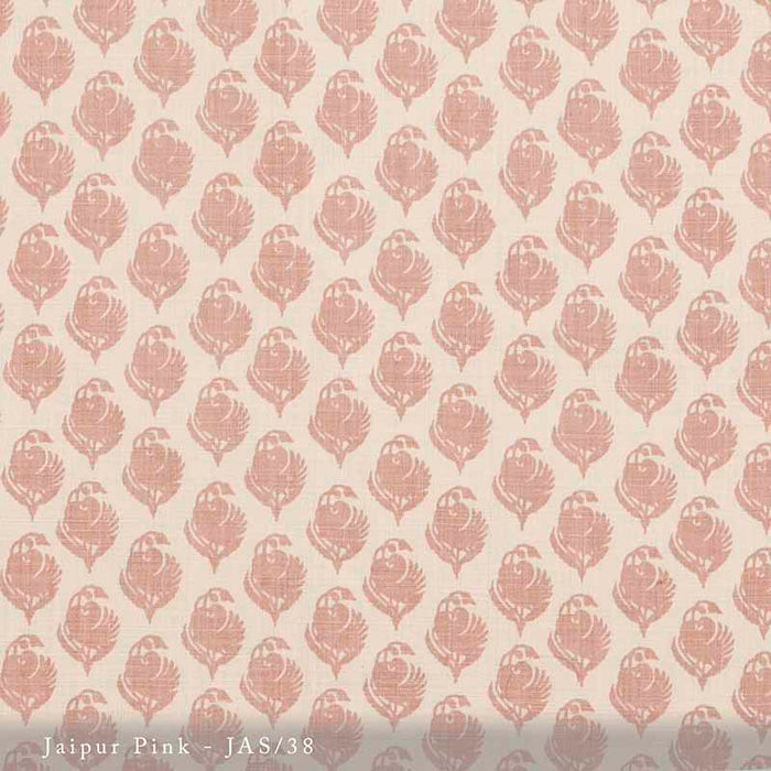 Lisa Fine Jaisalmer Jaipur Pink Fabric Sample JAS-38