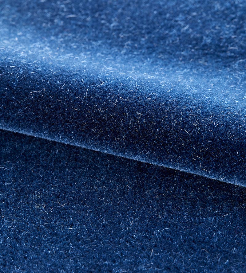 Old World Weavers Neva Mohair Lapis Fabric Sample JB 07958216