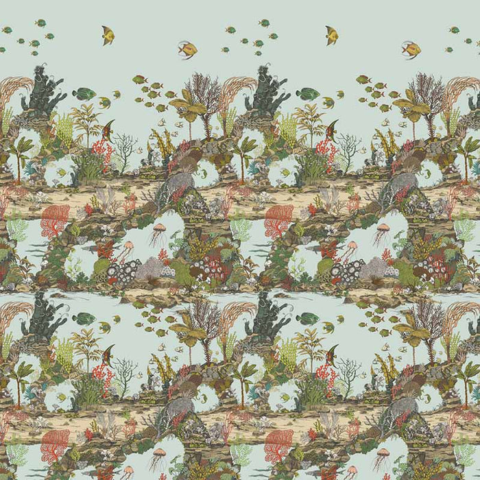 Kravet Couture Underwater Jungle 1 Wallpaper Sample JMW1003.01.0