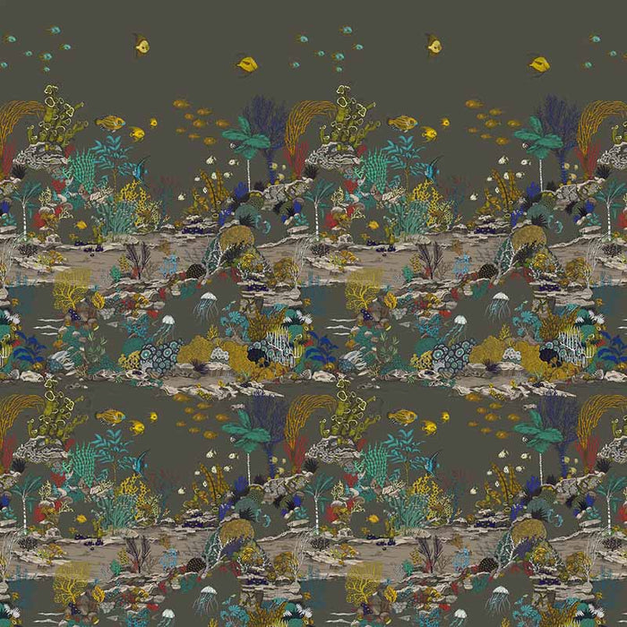 Kravet Couture Underwater Jungle 2 Wallpaper Sample JMW1003.02.0