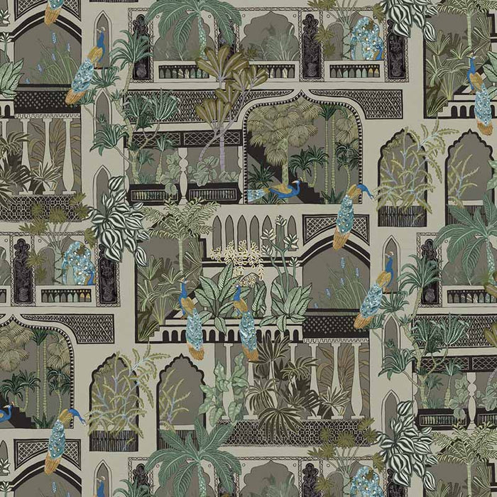 Kravet Couture Peacock Arches 11 Wallpaper Sample JMW1011.11.0