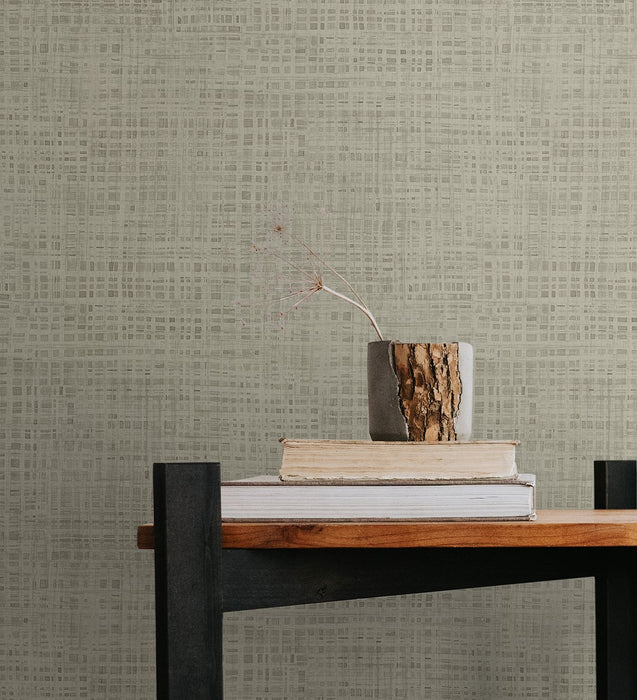 Seabrook Designs Ami Taupe Wallpaper JP10106