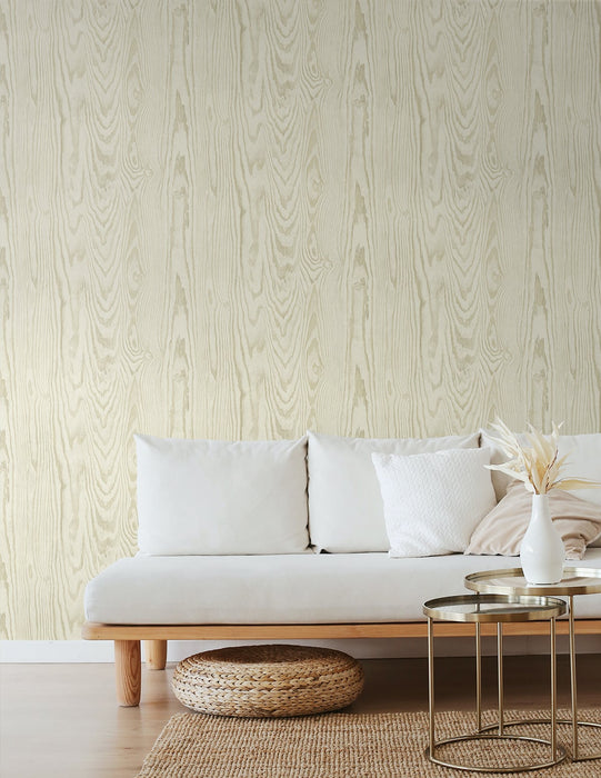 Seabrook Designs Nina White Oak Wallpaper JP10505