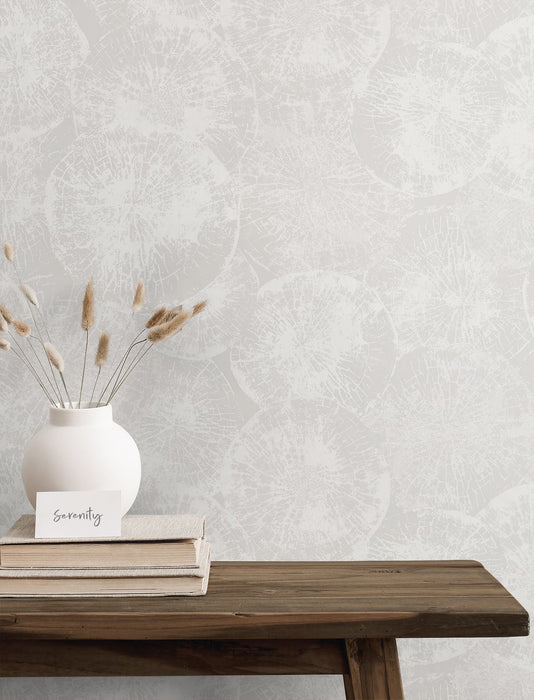 Seabrook Designs Eren Fog Grey Wallpaper JP10700