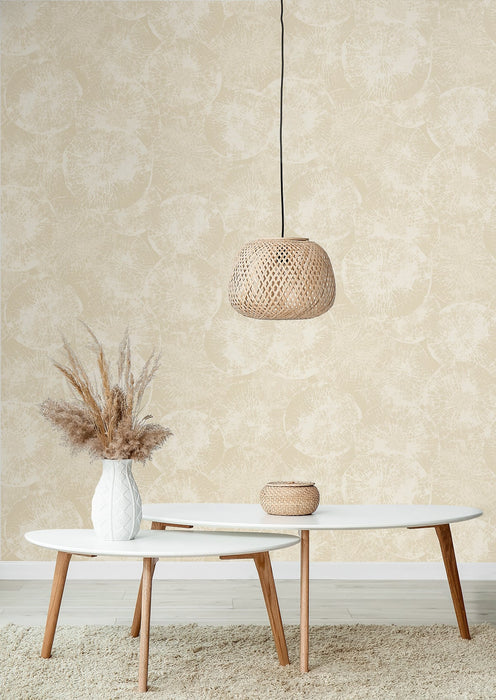 Seabrook Designs Eren Soft Beige Wallpaper JP10705