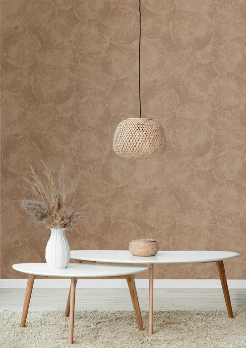 Seabrook Designs Eren Warm Clay Wallpaper JP10706