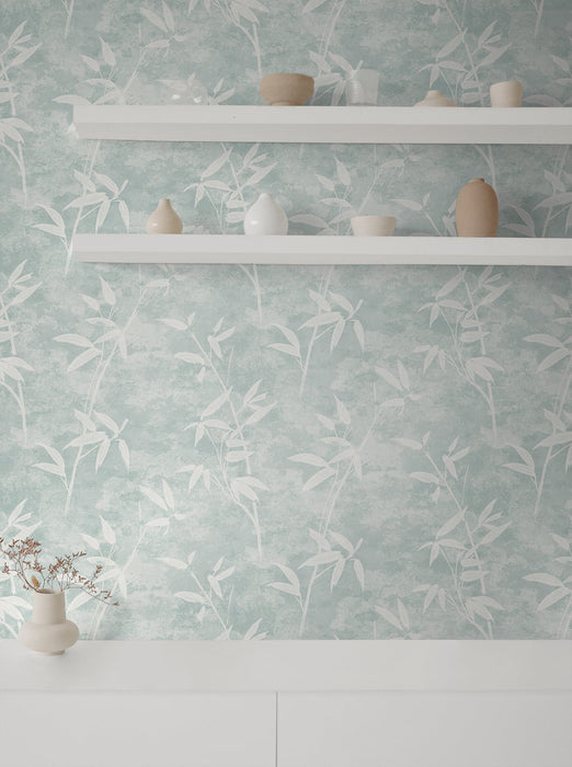 Seabrook Designs Honshu Bamboo Lakeside Wallpaper JP10902