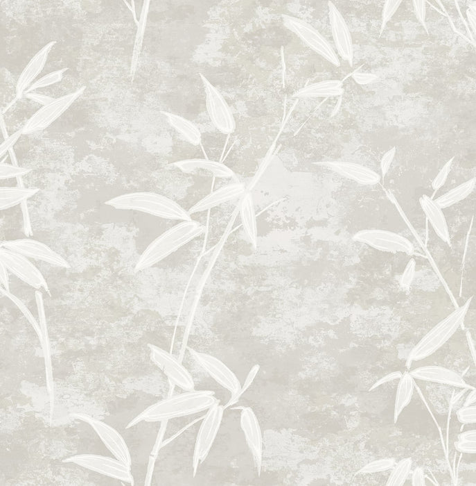 Seabrook Designs Honshu Bamboo Henon Gray Wallpaper JP10908