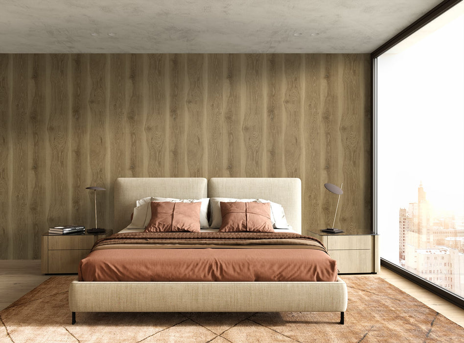 Seabrook Designs Kieri Walnut Wallpaper Sample JP11307