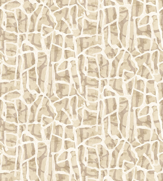 Seabrook Designs Jouji Mural Cafe Latte Wallpaper Sample JP11505M