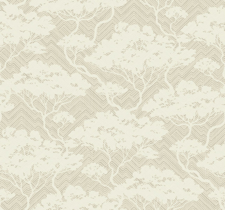 Seabrook Designs Nara Stringcloth Linen Wallpaper Sample JP11706