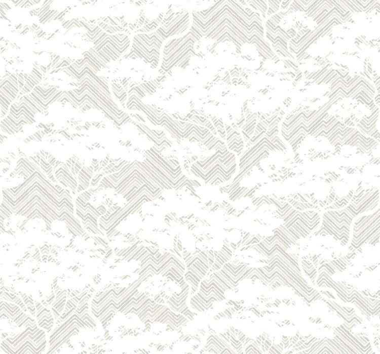 Seabrook Designs Nara Stringcloth Fog Wallpaper JP11708