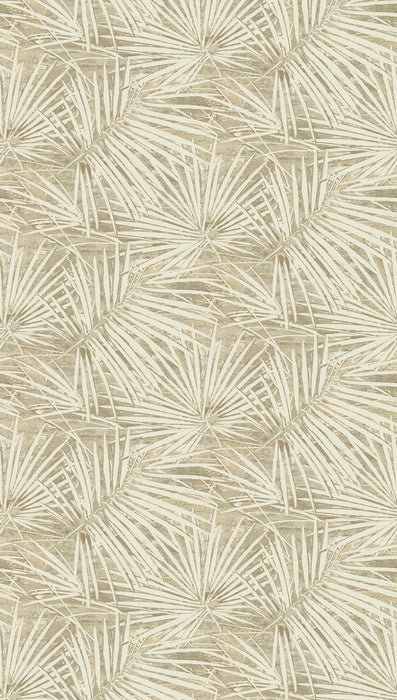 Seabrook Designs Rei Mural Pavestone & Silver Wallpaper Sample JP11805M