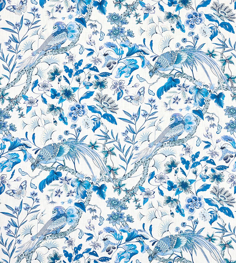 Old World Weavers Botany Bay Porcelain Fabric JP 00031340