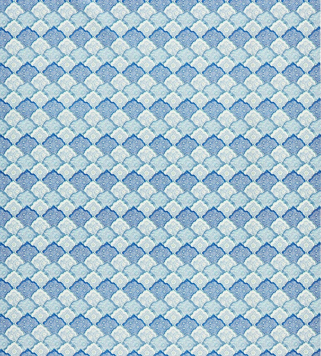 Old World Weavers Akira Porcelain Blue Fabric Sample JP 00034660