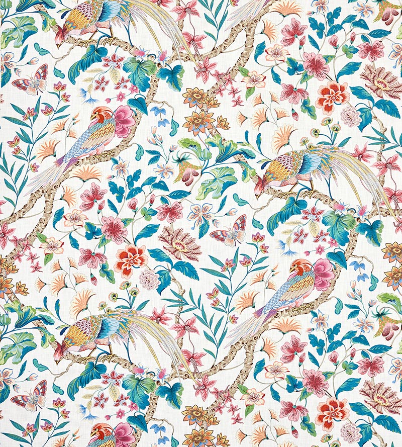 Old World Weavers Botany Bay Perennial Garden Fabric Sample JP 00051340