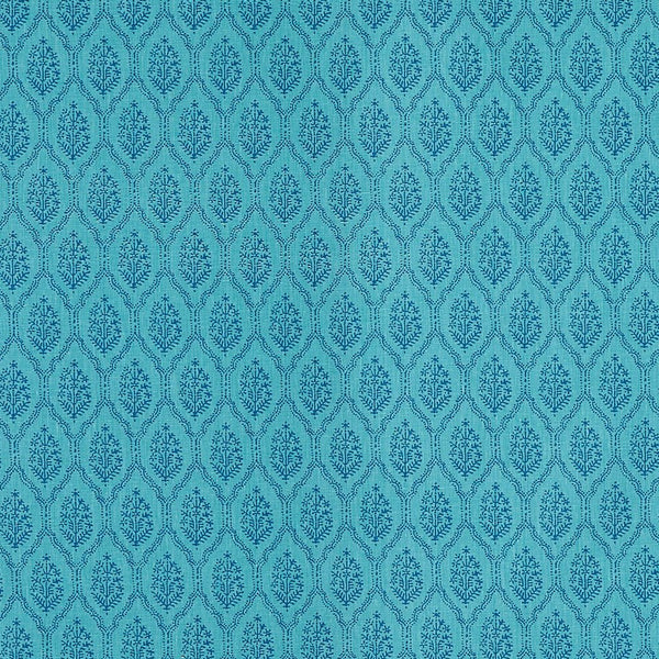 Peter Dunham Jaali Iznik Blue Fabric Sample 111JAL05