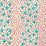 Alan Campbell Jacks Ii Turquoise Pink Dots Fabric Sample AC220-01