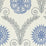 Home Couture Jeanne All Over Silver Metallic Blue Fabric HC1310-03