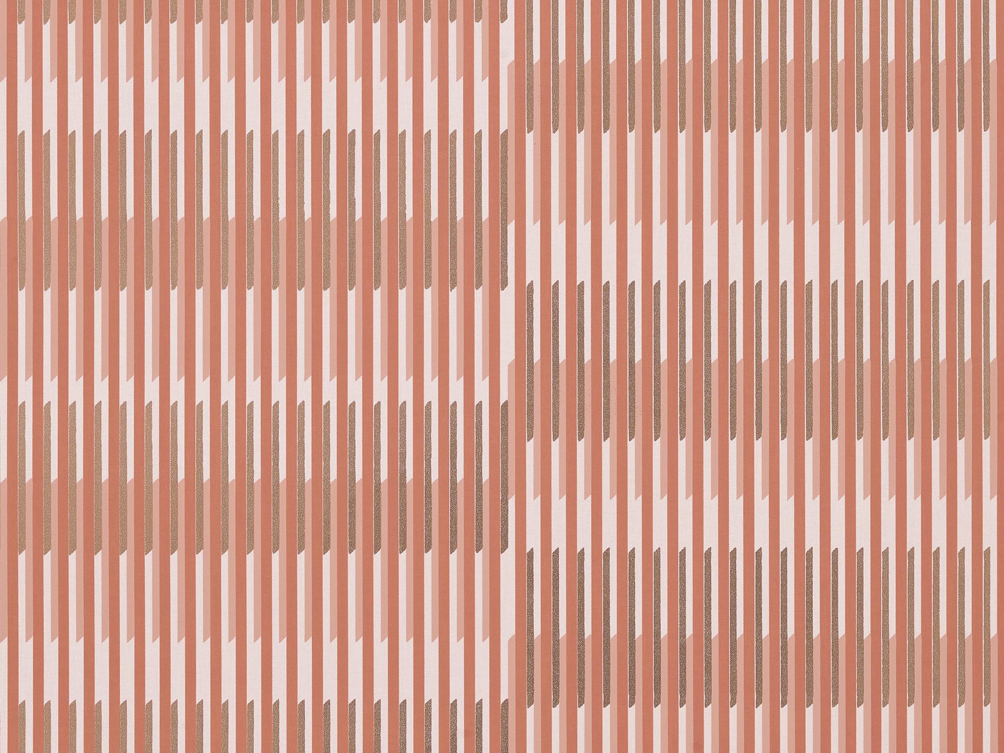 Pierre Frey Ken'S Lines Corail Wallpaper Sample FP805005