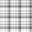 York Polka Dot Plaid Black & Silver Sample KI0528