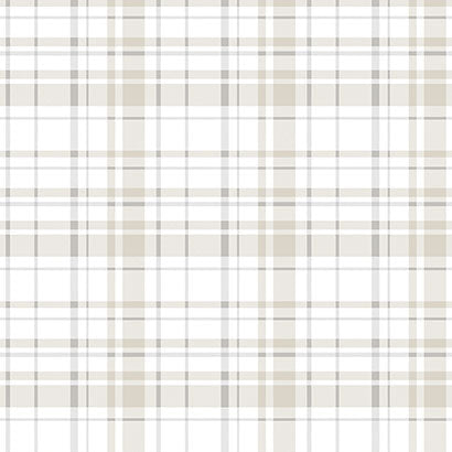 York Polka Dot Plaid Neutral Sample KI0531