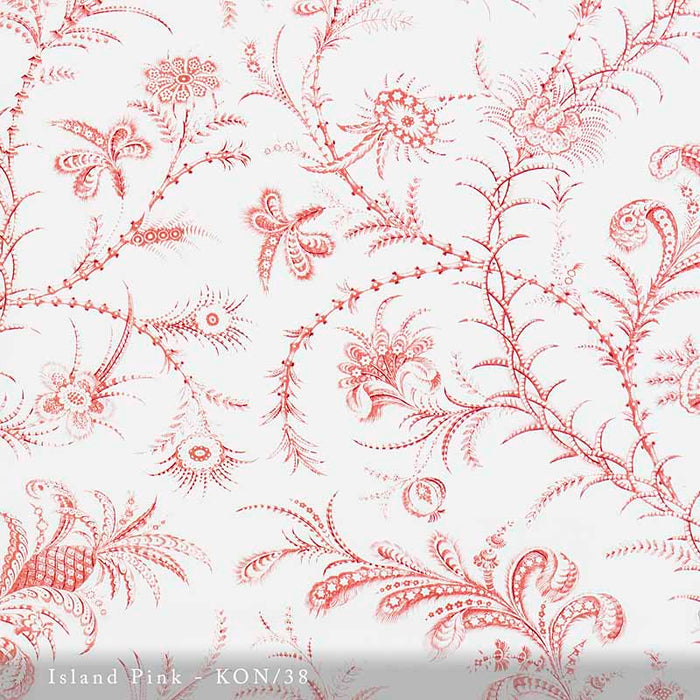 Lisa Fine Konkan Island Pink Fabric Sample KON-38