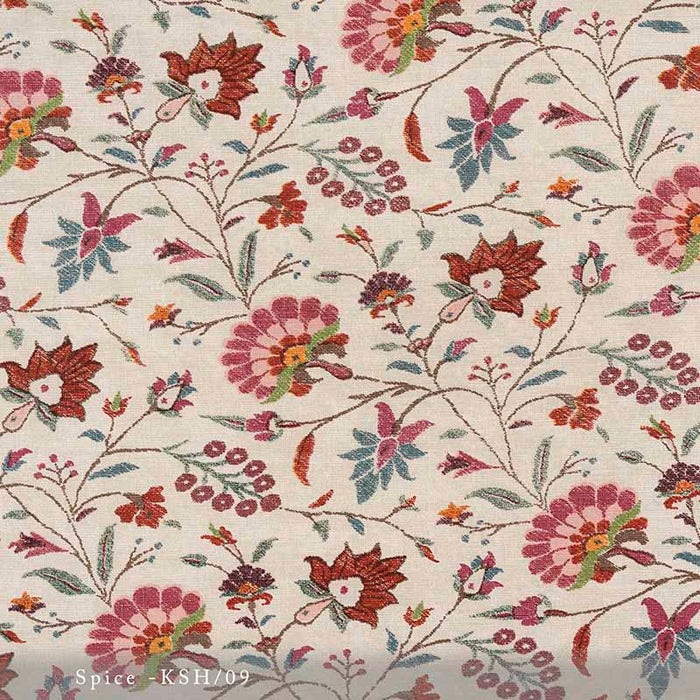 Lisa Fine Kashgar 2/LG Spice Fabric Sample KSH-09