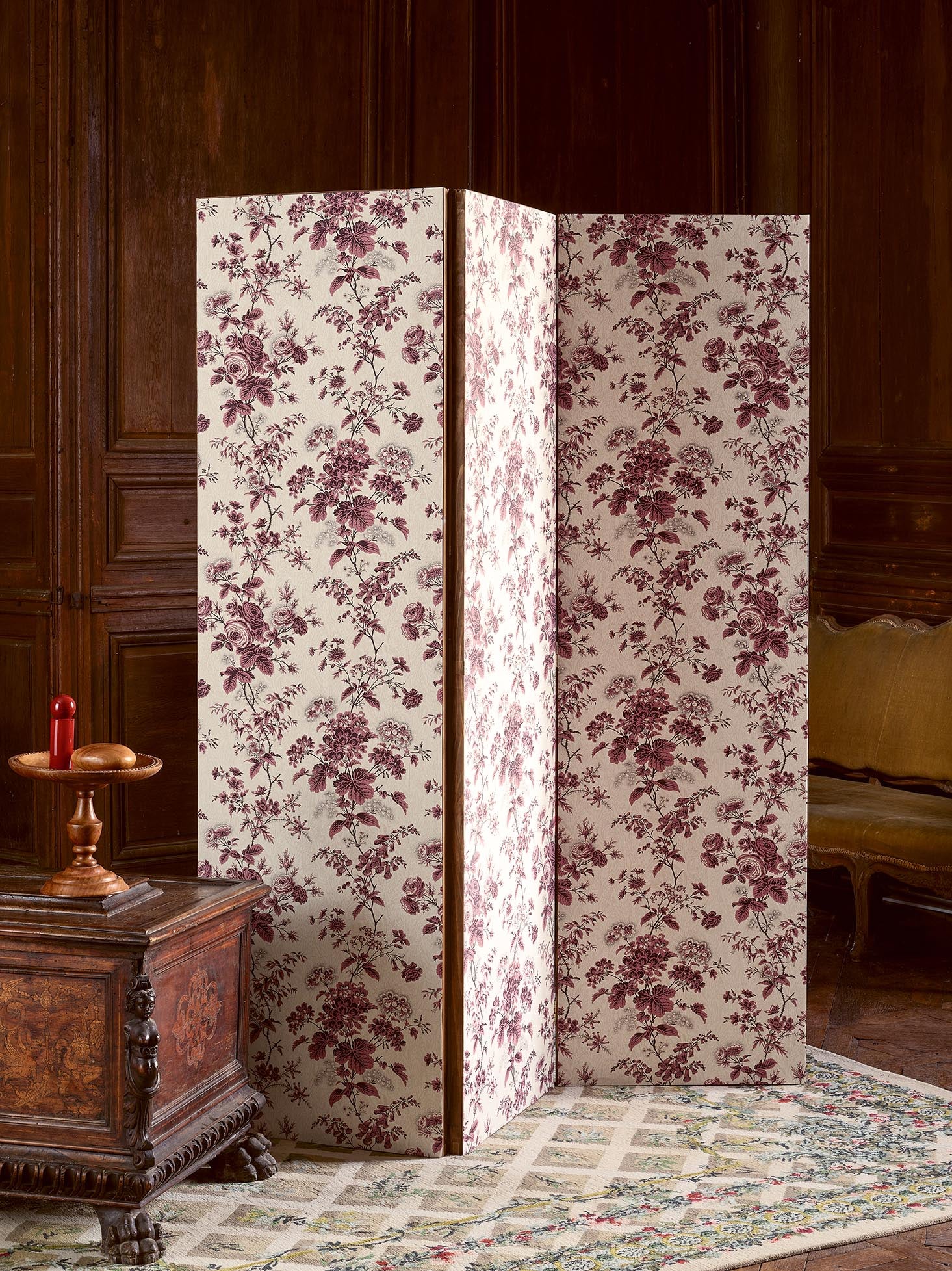 Braquenie Ursuline Mauve Wallpaper BP362002