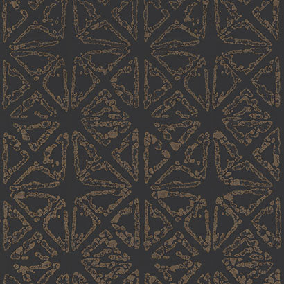 York Empire Diamond Black & Gold Wallpaper KT2110