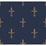 York Fleur De Lis Navy & Gold Wallpaper KT2191