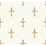 York Fleur De Lis White & Gold Wallpaper KT2192